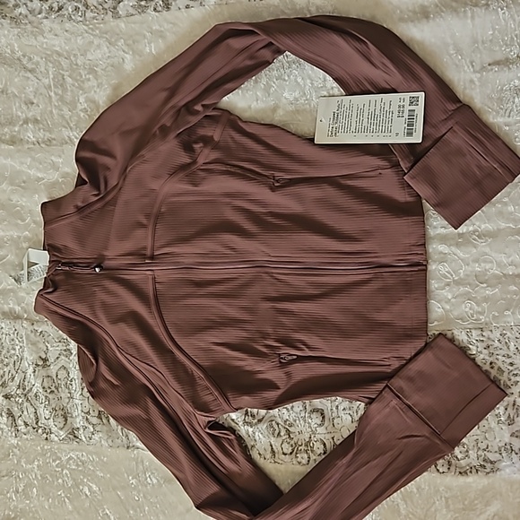 lululemon athletica Jackets & Blazers - Lululemon Defined Cropped Jacket Ribbed Nulu - Size 10